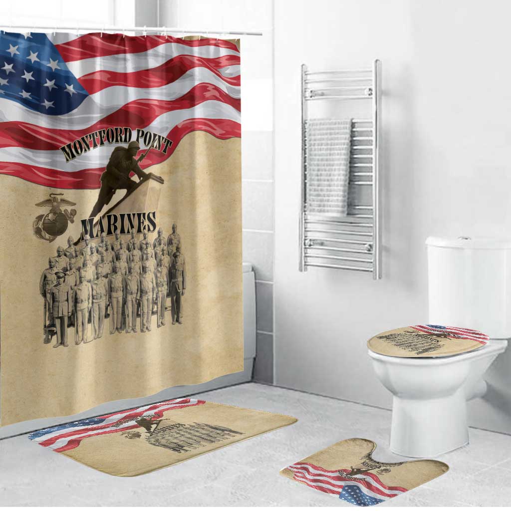 Montford Point Marines 1942-1949 Bathroom Set The First Black Marines