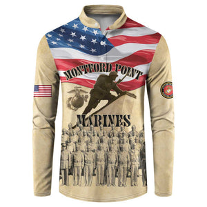 Montford Point Marines 1942-1949 Button Sweatshirt The First Black Marines