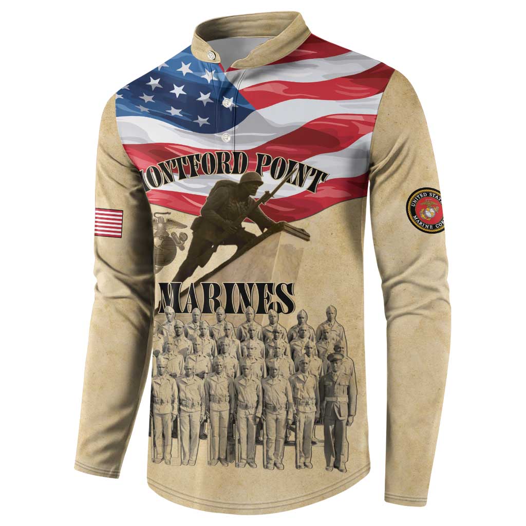 Montford Point Marines 1942-1949 Button Sweatshirt The First Black Marines