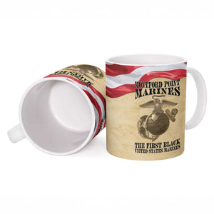 Montford Point Marines 1942-1949 Ceramic Mug The First Black Marines