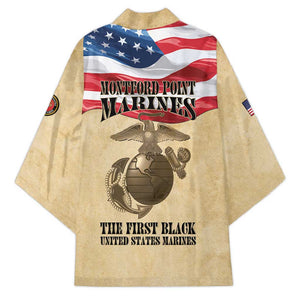 Montford Point Marines 1942-1949 Kimono The First Black Marines