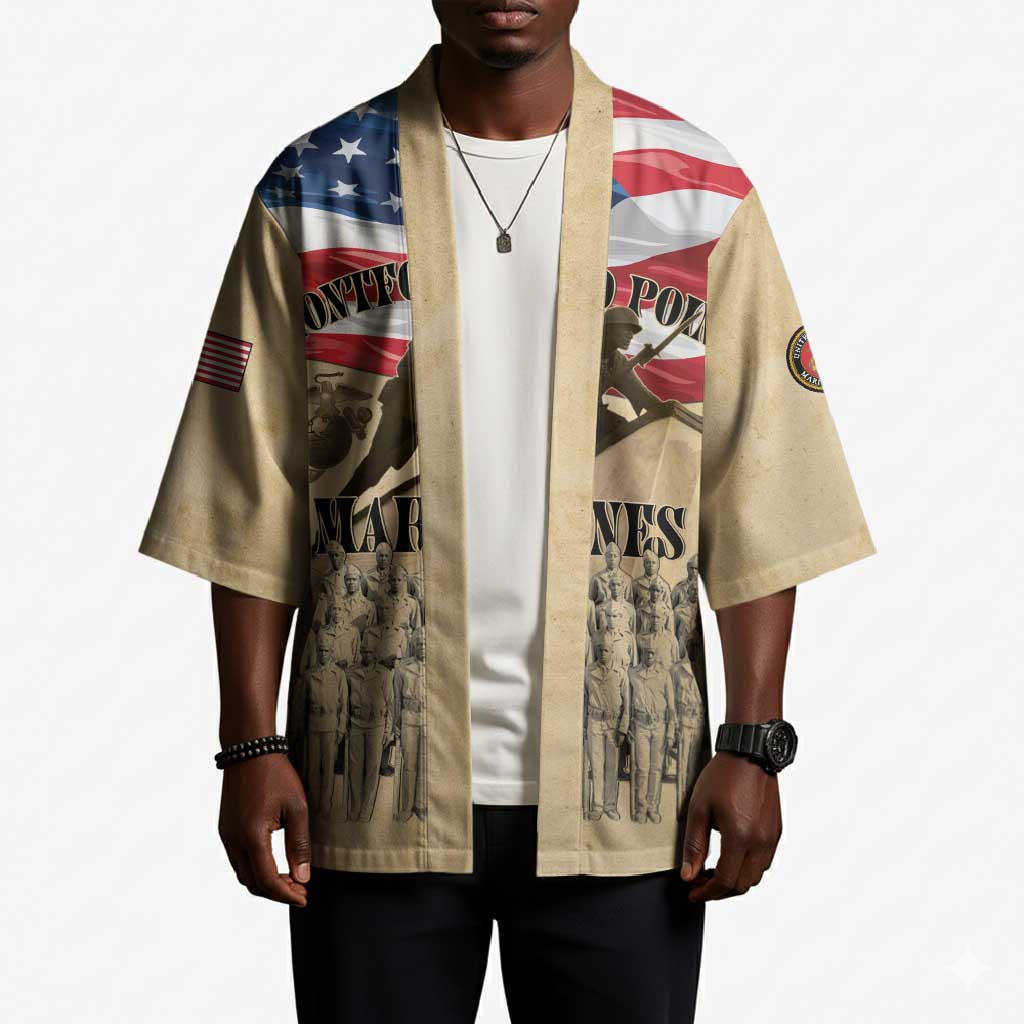 Montford Point Marines 1942-1949 Kimono The First Black Marines