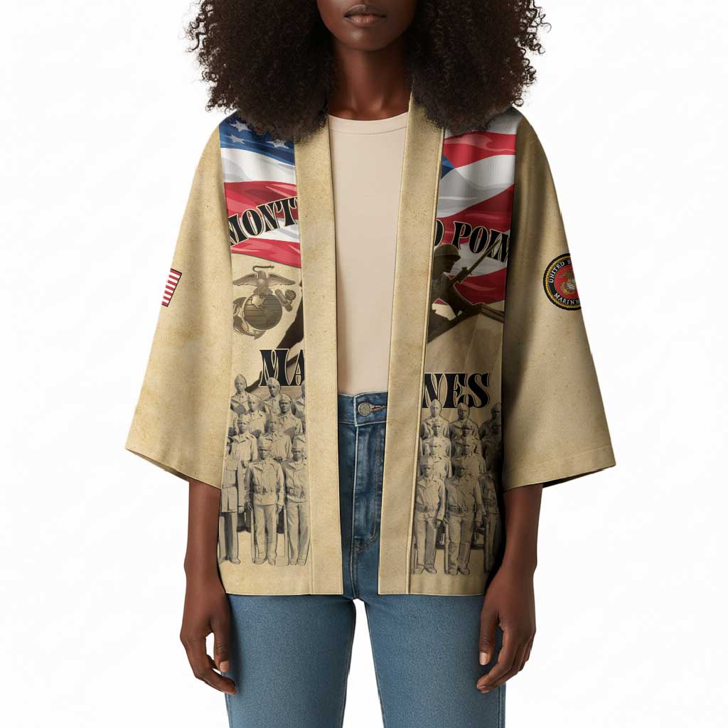 Montford Point Marines 1942-1949 Kimono The First Black Marines