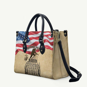 Montford Point Marines 1942-1949 Leather Bag The First Black Marines