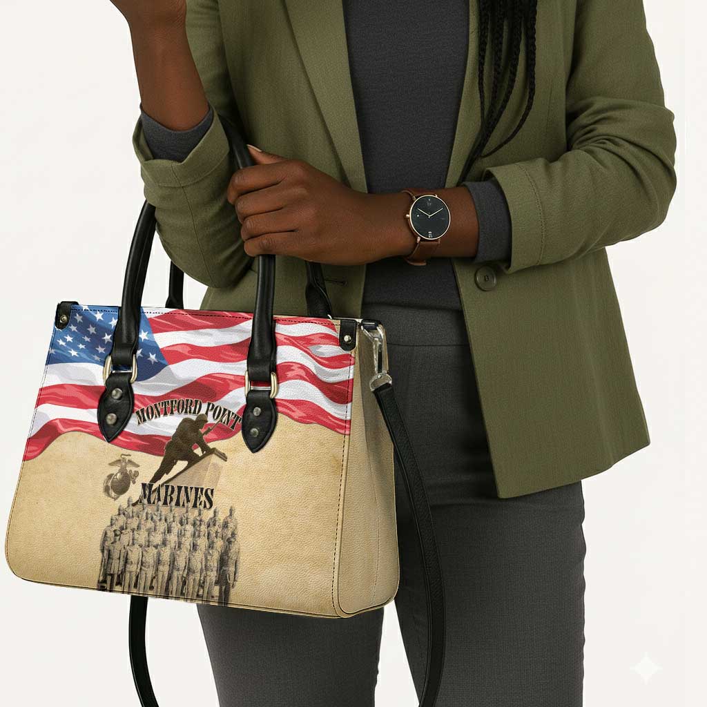 Montford Point Marines 1942-1949 Leather Bag The First Black Marines