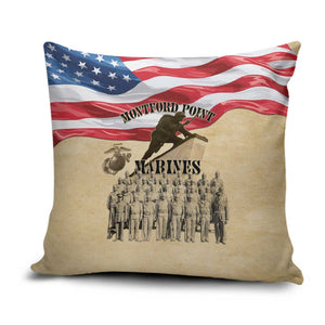 Montford Point Marines 1942-1949 Pillow Cover The First Black Marines