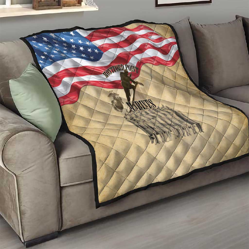 Montford Point Marines Legacy Quilt First Black U.S. Marines - African Pride