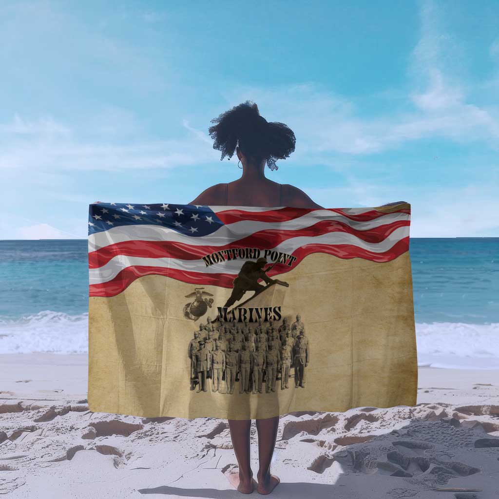 Montford Point Marines Legacy Sarong First Black U.S. Marines - African Pride