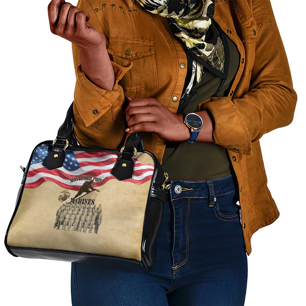 Montford Point Marines Legacy Shoulder Handbag First Black U.S. Marines - African Pride