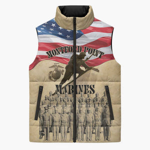 Montford Point Marines 1942-1949 Sleeveless Puffer Jacket The First Black Marines