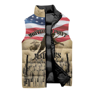 Montford Point Marines 1942-1949 Sleeveless Puffer Jacket The First Black Marines