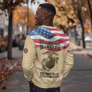 Montford Point Marines Legacy Sweatshirt First Black U.S. Marines - African Pride