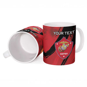 Personalized Proud to Honor Montford Point Marines Ceramic Mug Freedom Is Not Free - Red