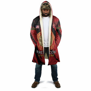 Personalized Proud to Honor Montford Point Marines Cloak Freedom Is Not Free - Red