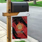 Honoring the First Black Marines Garden Flag Montford Point Heroes - Red - African Pride