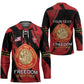Personalized Proud to Honor Montford Point Marines Hockey Jersey Freedom Is Not Free - Red