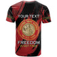 Personalized Honoring the First Black Marines T shirt Montford Point Heroes - Red - African Pride