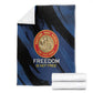 Honoring the First Black Marines Blanket Montford Point Heroes - Blue - African Pride