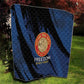 Honoring the First Black Marines Quilt Montford Point Heroes - Blue - African Pride