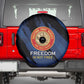 Honoring the First Black Marines Spare Tire Cover Montford Point Heroes - Blue - African Pride