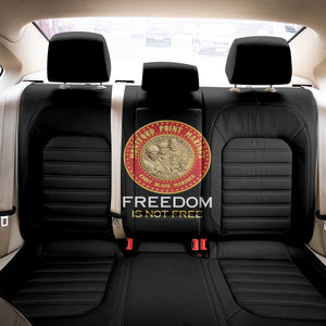 Honoring the First Black Marines Back Car Seat Cover Montford Point Heroes - Black - African Pride