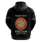 Personalized Honoring the First Black Marines Hoodie Montford Point Heroes - Black - African Pride