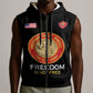 Personalized Honoring the First Black Marines Sleeveless Zip Hoodie Montford Point Heroes - Black - African Pride