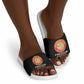Proud to Honor Montford Point Marines Slide Sandals Freedom Is Not Free - Black