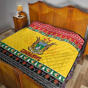 Afro Zimbabwe Christmas Quilt Coat Of Arms - African Pattern