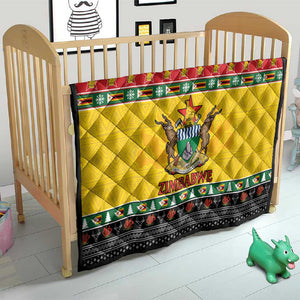 Afro Zimbabwe Christmas Quilt Coat Of Arms - African Pattern