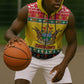 Afro Zimbabwe Christmas Sleeveless Zip Hoodie Coat Of Arms - African Pattern - African Pride