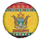 Afro Zimbabwe Christmas Spare Tire Cover Coat Of Arms - African Pattern