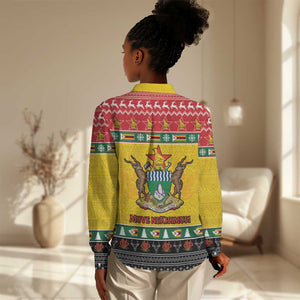 Afro Zimbabwe Christmas Women Casual Shirt Coat Of Arms - African Pattern