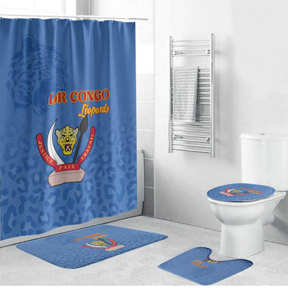 DR Congo Football Bathroom Set Go Champions Leopards - Blue