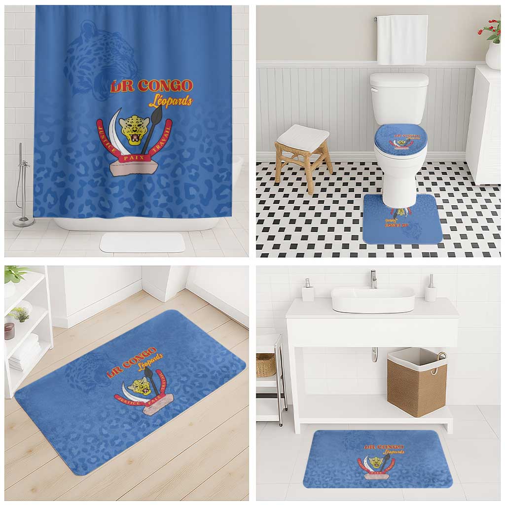 DR Congo Football Bathroom Set Go Champions Leopards - Blue