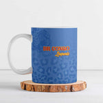 Custom DR Congo Football Ceramic Mug Go Champions Leopards - Blue