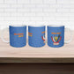 Custom DR Congo Football Ceramic Mug Go Champions Leopards - Blue