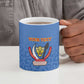 Custom DR Congo Football Ceramic Mug Go Champions Leopards - Blue