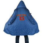 Custom DR Congo Football Cloak Go Champions Leopards - Blue