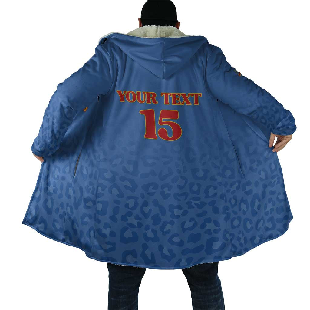 Custom DR Congo Football Cloak Go Champions Leopards - Blue