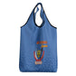 Afro DR Congo Football Grocery Bag Viva Les Leopards - Blue - African Pride