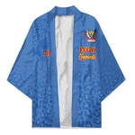Custom DR Congo Football Kimono Go Champions Leopards - Blue