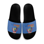 DR Congo Football Slide Sandals Go Champions Leopards - Blue