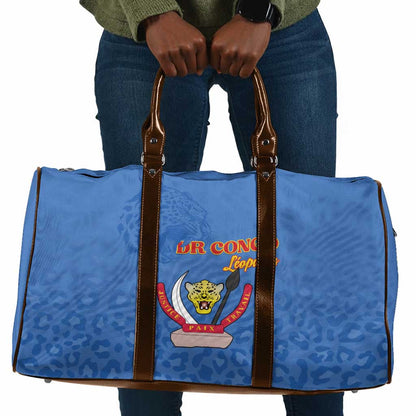 DR Congo Football Travel Bag Go Champions Leopards - Blue
