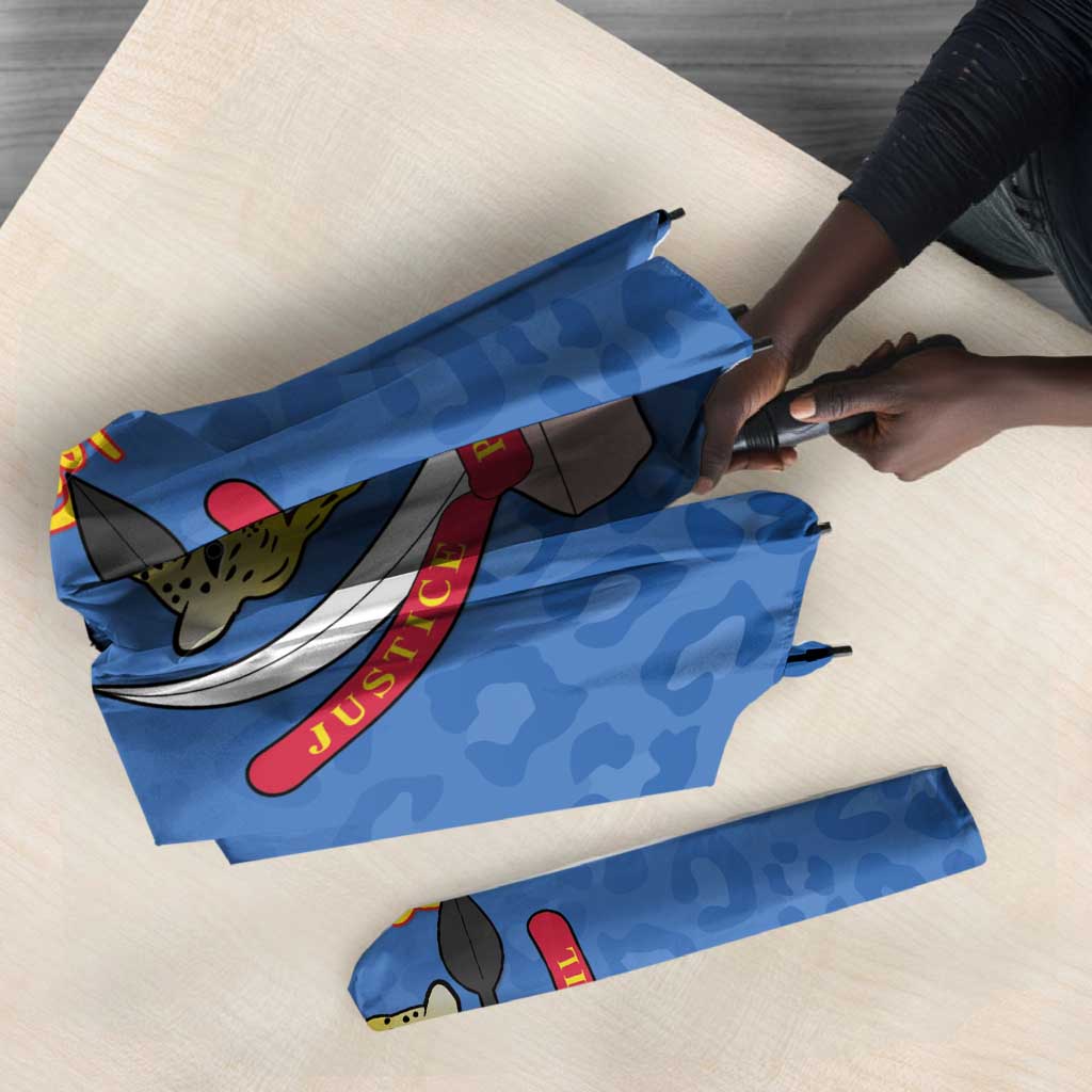 DR Congo Football Umbrella Go Champions Leopards - Blue