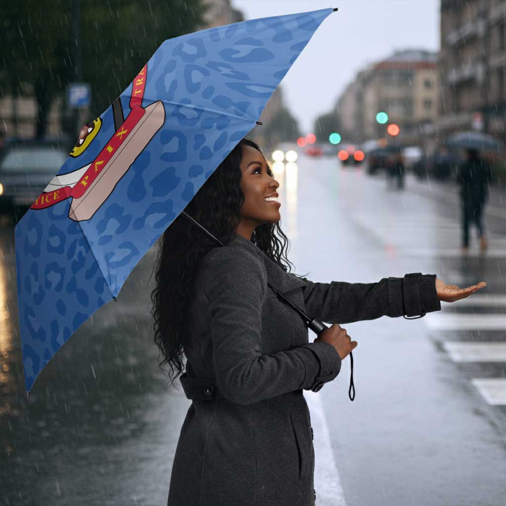 DR Congo Football Umbrella Go Champions Leopards - Blue