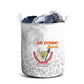 Afro DR Congo Football Laundry Basket Viva Les Leopards - White - African Pride