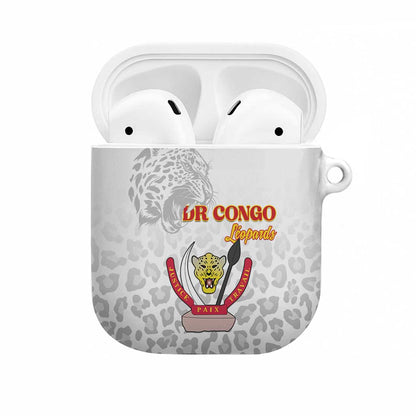 DR Congo Football AirPods Case Go Champions Leopards - White