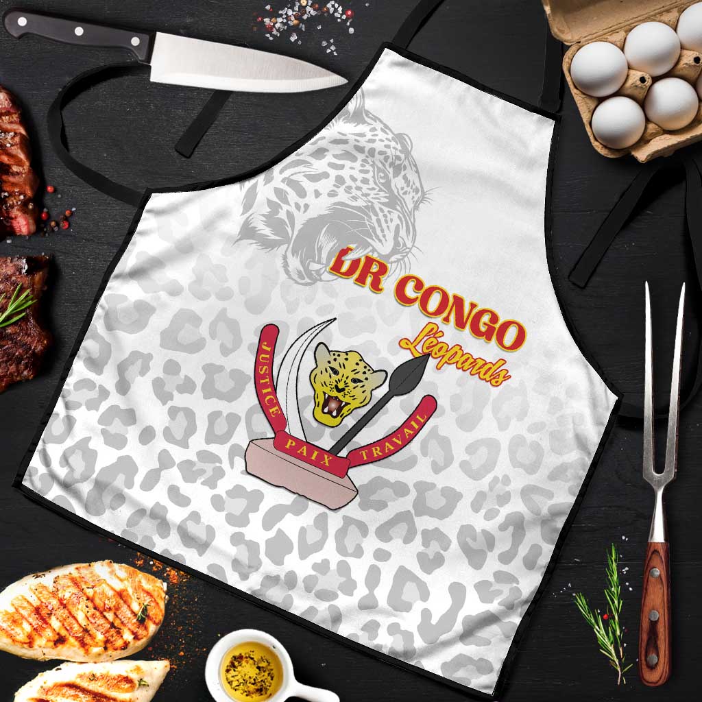 DR Congo Football Apron Go Champions Leopards - White