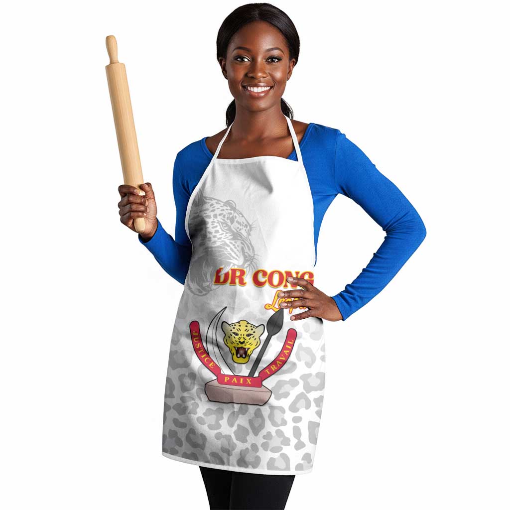 DR Congo Football Apron Go Champions Leopards - White